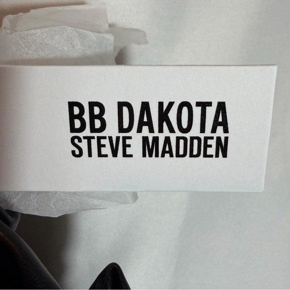 BB Dakota Women’s Paperbag Waist Faux Leather Pants In Black. Size 2. NWT. - Picture 7 of 16